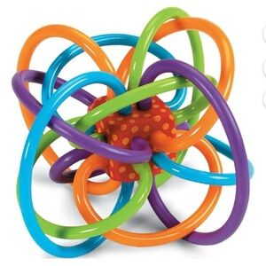 Colorful Looping Toy for Kids Sensory Teether Rattle